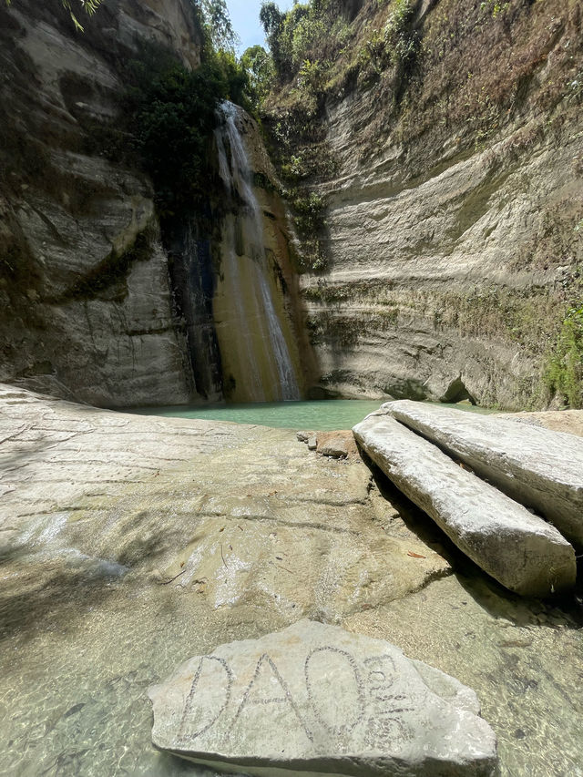 Take a chill break in cold waters and test your courage at Dao & Binalayan waterfalls 