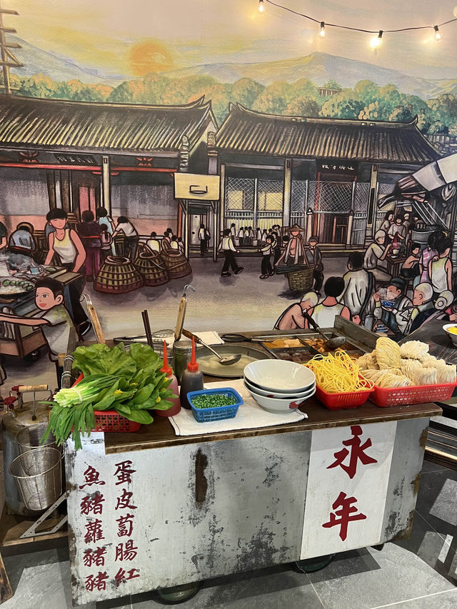 懷舊車仔檔+舊香港的場景@永年士多