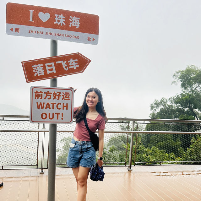 Jingshan Park Ropeway up 🆙 Slide Down the Mountain 🚡 Zhuhai