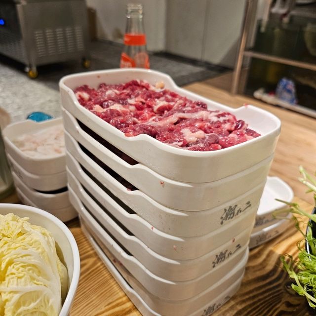 最新開張🥳福田即場手切牛肉🐂自助火鍋🫕