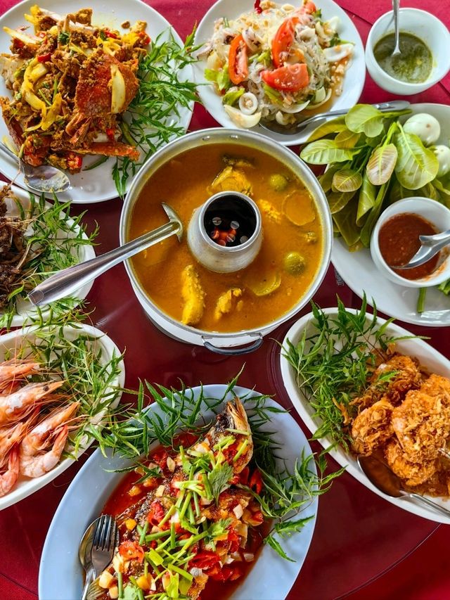 Fresh Seafood at Tanjung Buri Cafe
