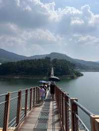 파주 가볼 만한 곳, 뷰 맛집 ’마장호수 출렁다리‘