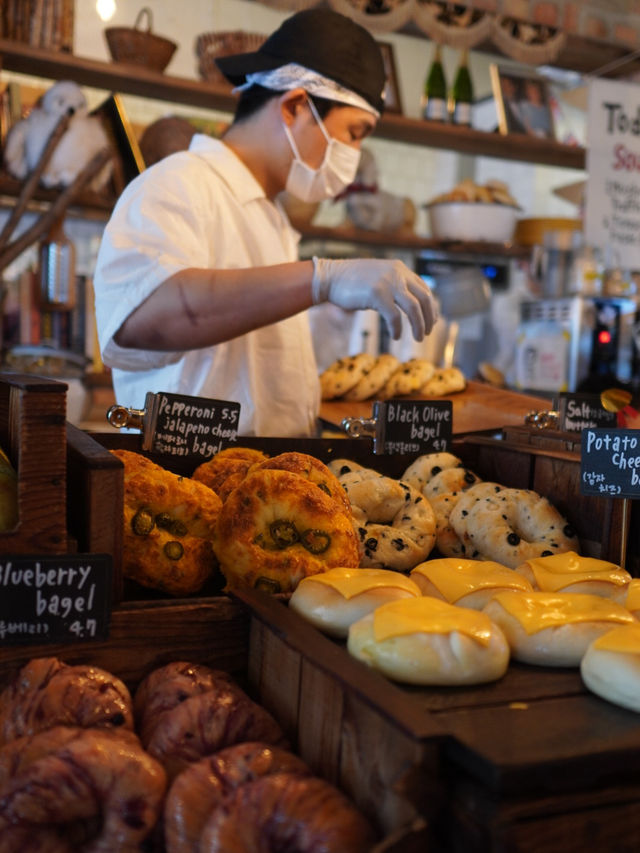 韓國首爾｜首爾咖啡廳 火紅排隊名店倫敦貝果博物館 LONDON BAGEL MUSEUM