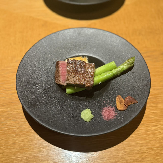 東京駅が一望できる鉄板焼き