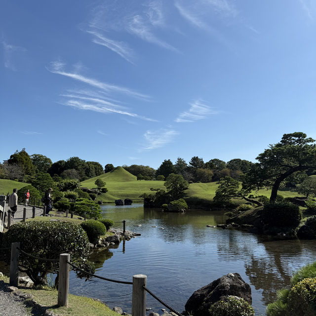 熊本市內景點 小富士山🗻日式庭院 水前寺成趣園🌳