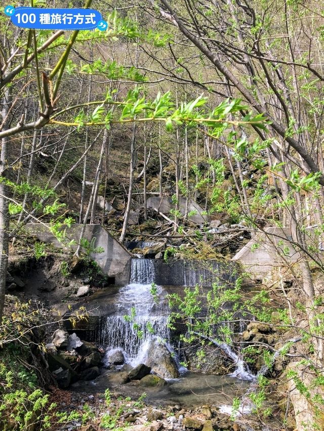 北海道層雲霞-雙龍飛昇的瀑布：流星&銀河瀑布