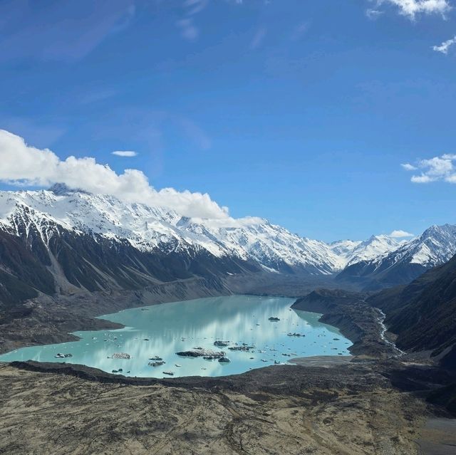 紐西蘭之旅～搭乘直升機去Tasman冰川健行