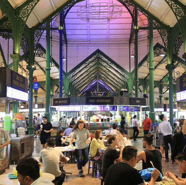 新加坡🇸🇬必去覓食推介 老巴剎熟食中心 Lau Pa Sat