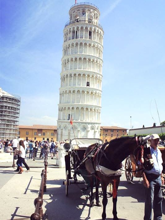 Exploring Pisa on a Hot Summer Day
