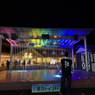 把握最後一刻的燈光秀