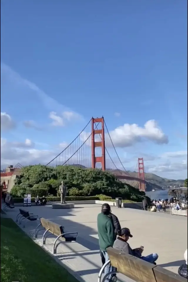 Visited the Iconic Golden Gate Bridge ✨