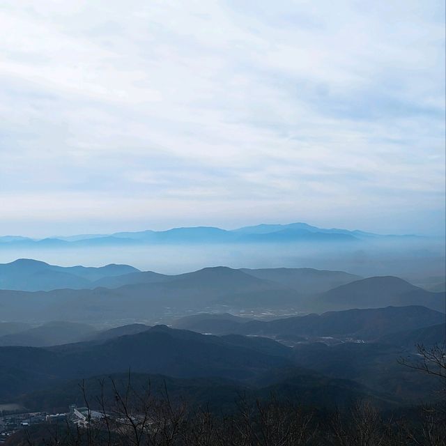 韓國大邱_ 必訪 팔공산 케이블카八公山纜車_享受楓紅黃杏 山巒間