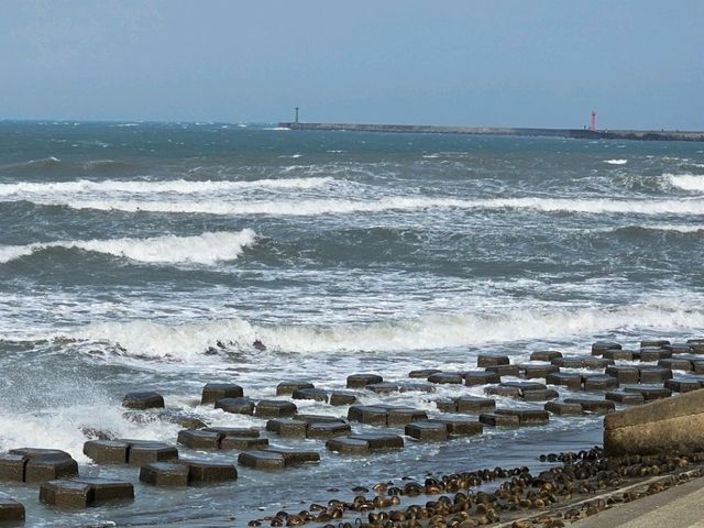 竹圍豬鼻子沙灘，桃園海邊秘境