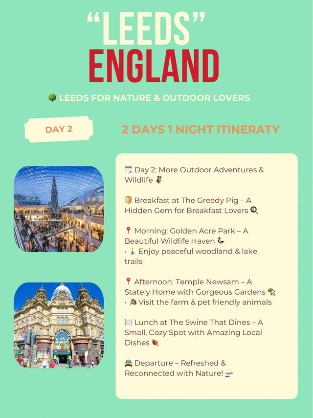 Leeds itinerary 