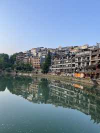 🇨🇳Furong Town & Phoenix Ancient Town Day & Night 🌿🏮