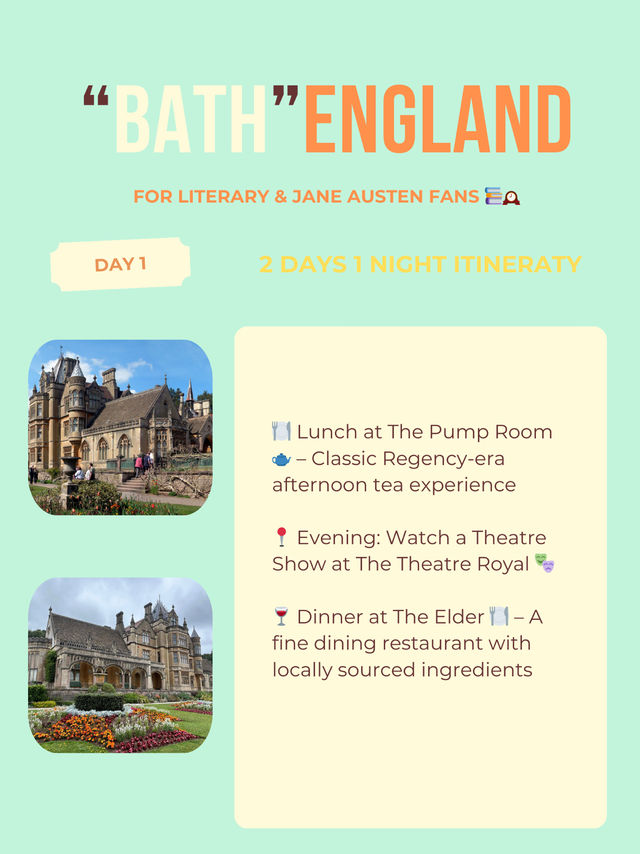 Bath for Literary & Jane Austen Fans 📚🕰️