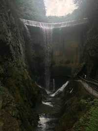 Hidden waterfall in Guizhou
