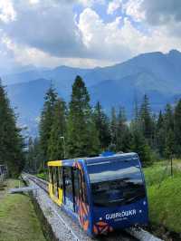 Zakopane市區搭軌道纜車上Gubałówka山小健行