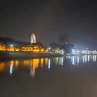 พิกัด ร้านอาหารริมแม่น้ำ วิวดี - ท่าน้ำวิว อยุธยา