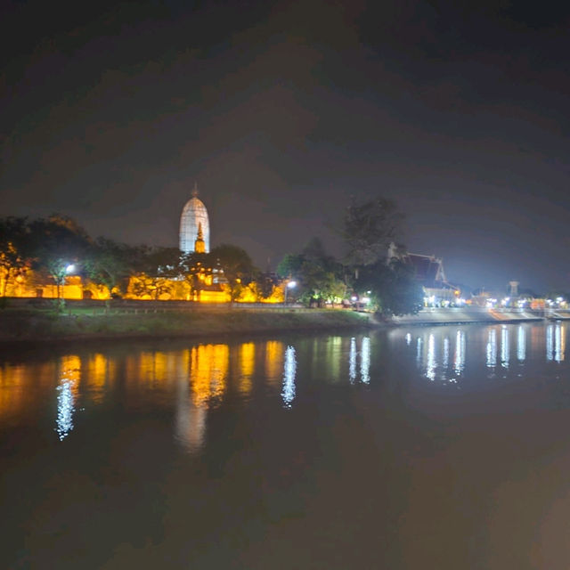 พิกัด ร้านอาหารริมแม่น้ำ วิวดี - ท่าน้ำวิว อยุธยา