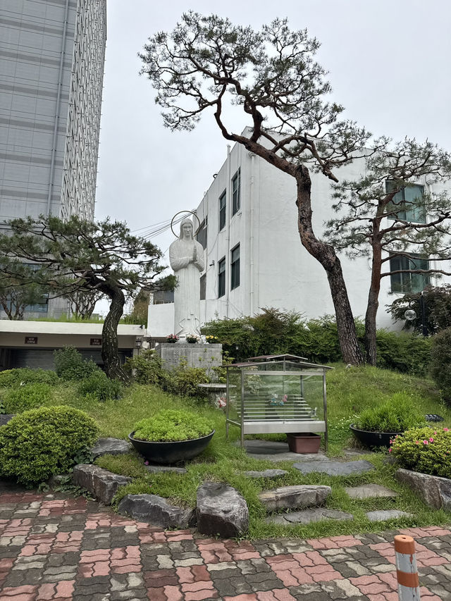번잡함을 잠시 멈춘 시간, 대전 성당에서의 여유