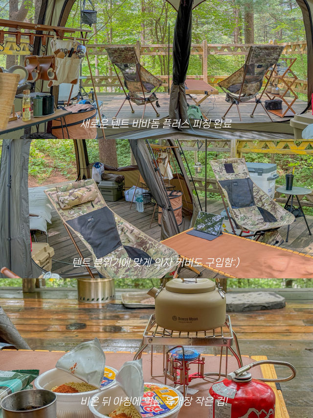 🇰🇷포레스트 느낌 충만한 서울근교 포천 캠핑장, 엉클킴스캠핑장🏕️