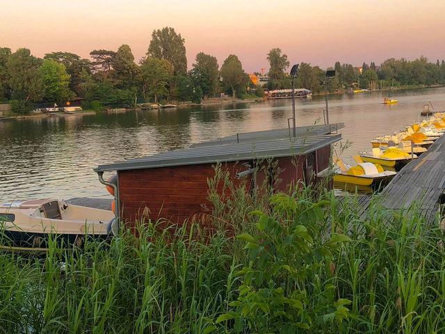 水と緑に癒される、ウィーンのオアシス🌿🚣‍♂️ アルテ・ドナウで心も体もリフレッシュ✨ #アルテドナウ #ウィーン旅