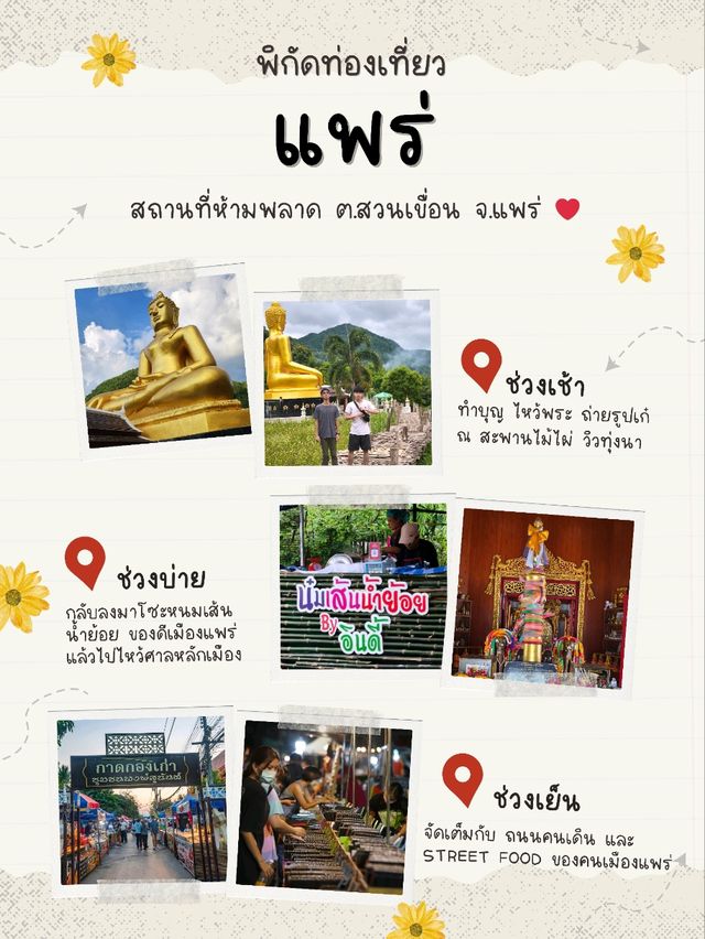 แจกแพลน 1 Day trip @แพร่