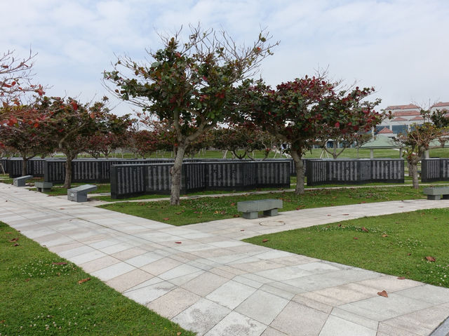 🌿 Reflecting in Peace – A Visit to Peace Memorial Park, Okinawa