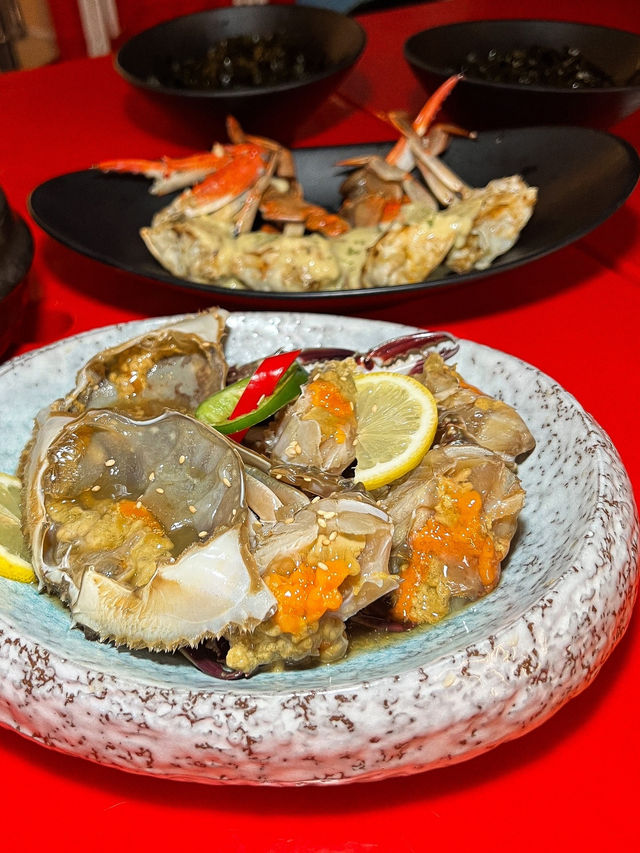 ʚ♡ 韓國餐廳暢吃醬油蟹 • 拌上紫菜飯味美 ♡ɞ