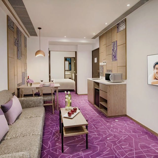 Urban Vibes Wrapped in Violet Tones