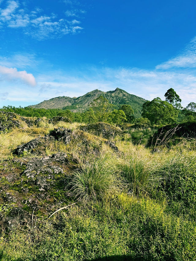 From Fire to Farm: Black Lava Trails of Mount Batur