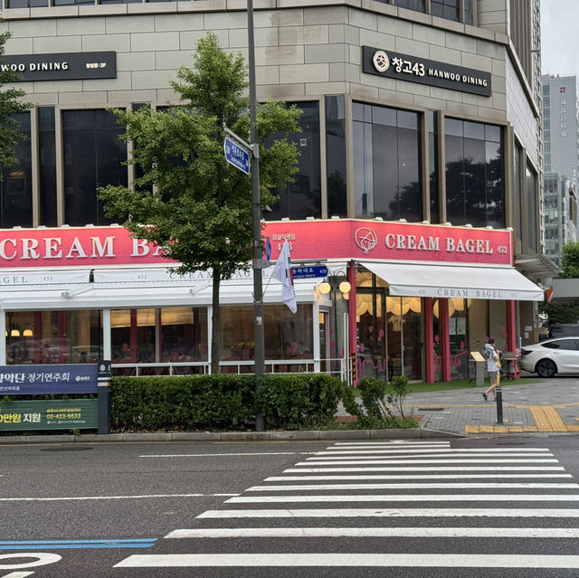 잠실 브런치 맛집 크림베이글잠실점