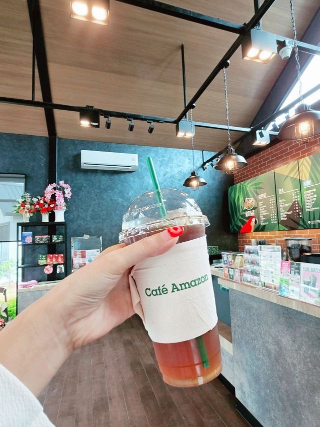 รีวิว Amazon Cafe' สาขา ปตท.หนองหาน จ.อุดรธานี