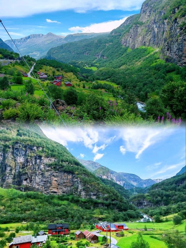到弗洛姆乘坐高山火車