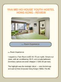 🏨 YHA Mei Ho House Youth Hostel – Hongkong