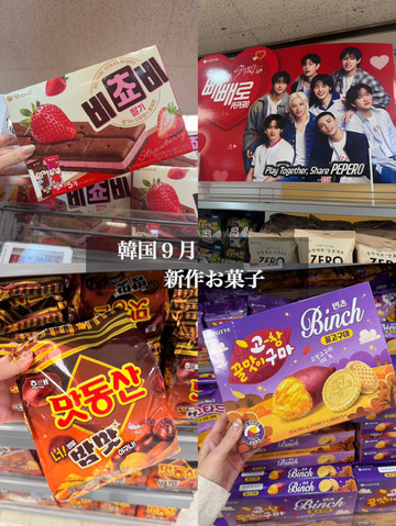 韓国2025年9月【新作お菓子】 | Trip.com ソウル
