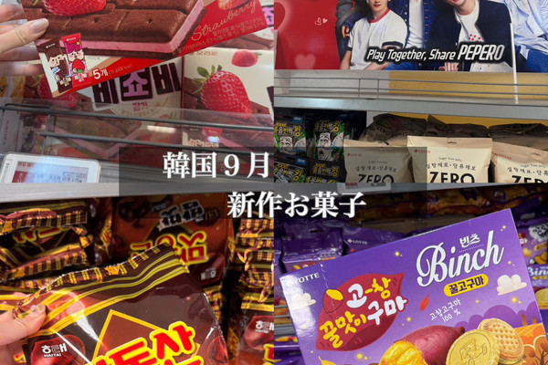 韓国2025年9月【新作お菓子】 | Trip.com ソウル