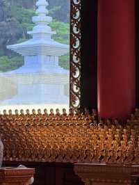 大邱｜盧泰愚題字的南北韓統一大佛 供奉緬甸捐贈佛陀舍利
