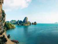 끄라비 아오낭 비치(Ao Nang Beach) – 천혜의 절벽 해안