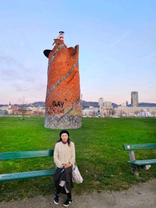 The Forsythia-lined Danube River Walkway Loved by Linz Residents