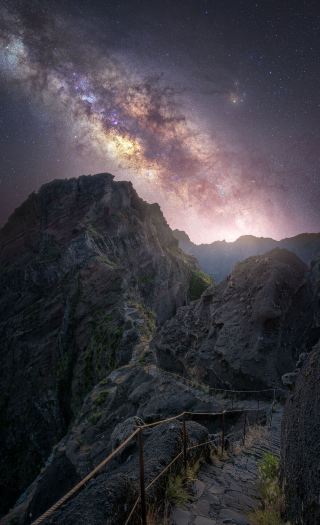 The true meaning of traveling far is witnessing the vast landscapes, encountering the world's tenderness, and, above all, discovering the best version of yourself in the tranquil night while taking in the sights that belong solely to the journey.