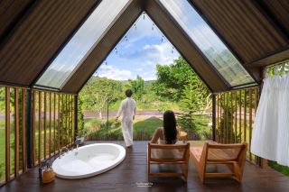 This resort is absolutely charming! Mountains, streams, and lush nature everywhere—welcome to Nava-Niyay.