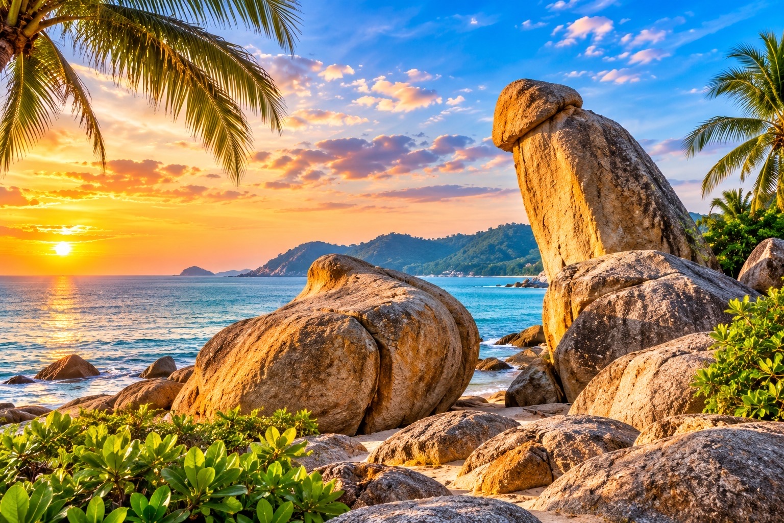 When it comes to unseen tourist attractions on Koh Samui, Hin Ta Hin Yai (Grandfather and Grandmother Rocks) is a must-see. This famous and unique seaside viewpoint features large granite rocks eroded by nature and time into bizarre shapes, making it a popular landmark for both Thai and international tourists. 📸✨

But it's not just the rock formations that are impressive; the view also boasts stunning turquoise waters, clear blue sea, and beautiful coastal rock formations. Especially during sunset, the sunlight reflecting on the water creates a romantic atmosphere, perfect for taking photos, capturing memories, and relaxing while enjoying the sea view. 🌅💙

Furthermore, Hin Ta Hin Yai has a local legend about an elderly couple who turned to stone, making this place both naturally unique and fascinating. If you enjoy unique places, appreciate nature, or want to explore important landmarks of Koh Samui, you absolutely shouldn't miss it!

🍃 Unmissable Highlights:

· 🪨 Admire the wonder of Hin Ta Hin Yai, the uniquely shaped rock formations.
· 🌊 Enjoy the ocean views and coastal rock formations.
· 📸 Take photos and check in with this famous landmark of Koh Samui.
· 🌅 Watch the sunset and enjoy the beautiful atmosphere.
· 🥥 Try local souvenirs such as Koh Samui caramel candy.

📍 Location: Hin Ta Hin Yai, Lamai Beach, Koh Samui District, Surat Thani Province

💚 Summary: A tourist attraction that combines the beauty of the sea, local stories, and the wonder of nature all in one place. Perfect for a Koh Samui trip for families, couples, and groups of friends.

#HinTaHinYai #KohSamui #SuratThani #KohSamuiTravel #LamaiBeach #SuratThaniAttractions #UnseenThailand #BeachTravel #SouthernThailand #TravelThailand #KohSamuiLandmark #CheckInPoint #BeautifulPhotos #Sunset #AmazingThailand 🌴🌊📸