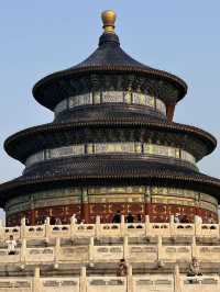Catching sunset at the Temple of Heaven