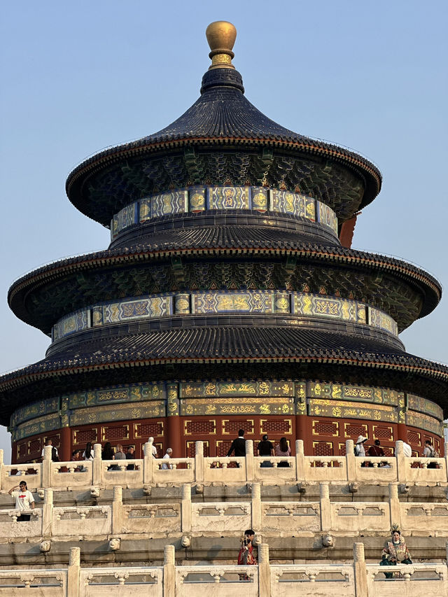Catching sunset at the Temple of Heaven