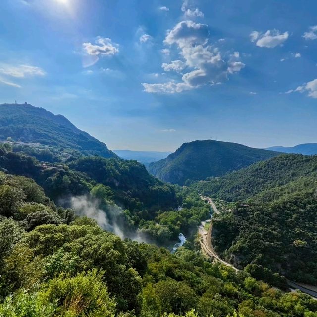 Stunning Waterfall in Central Italy