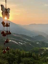 Guilin: Longsheng sunrise at rice terraces