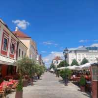 Győr, the city center is nice