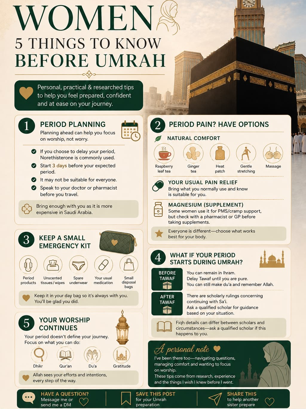 🕋 🧕 🕌 Women’s 1st Umrah: What You Need to Know ‼️